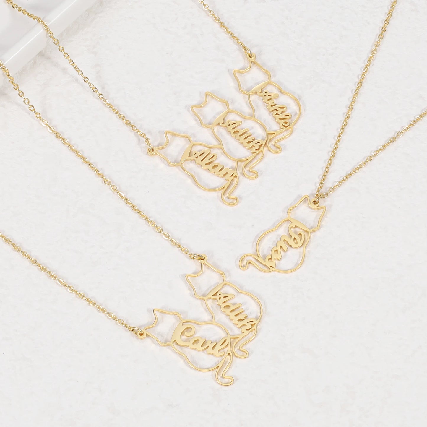 Purrfection Necklace Personalized