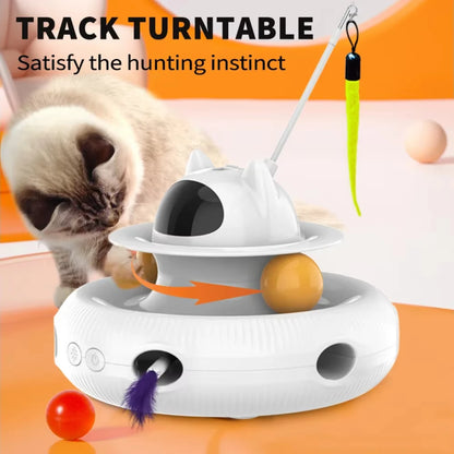 FurRacer Rechargeable 4-in-1 Cat Toy